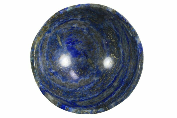 Polished Lapis Lazuli Bowl - Pakistan #297631